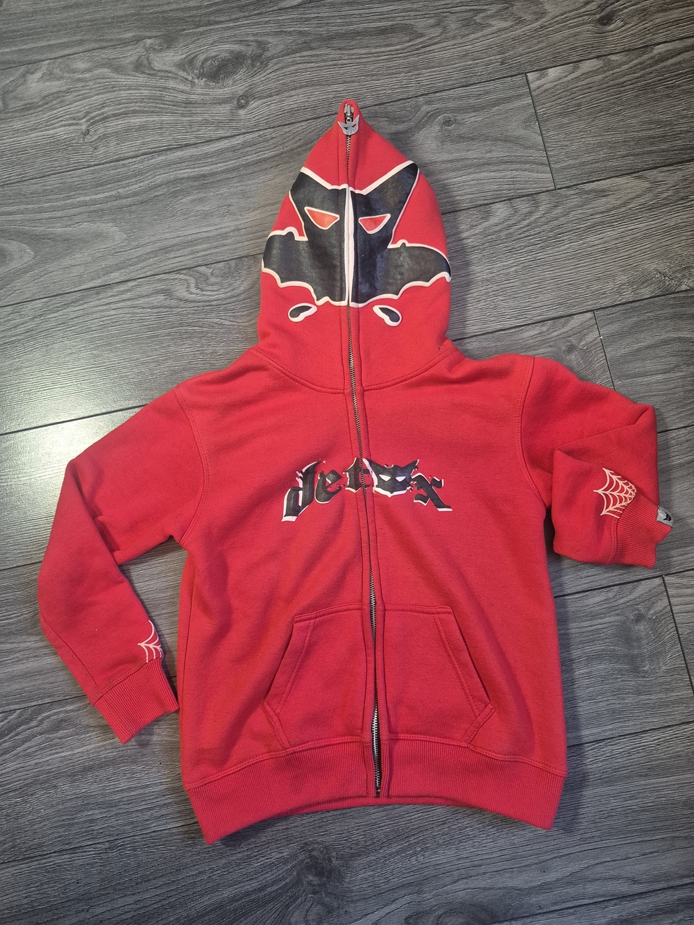 Kids Full-Zip Hoodie with Mask Graphic - Detox - Kill Toxins Before They Kill U
